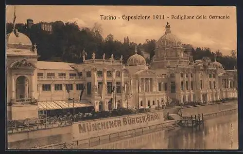 AK Torino, Esposizione 1911, Padiglione della Germania