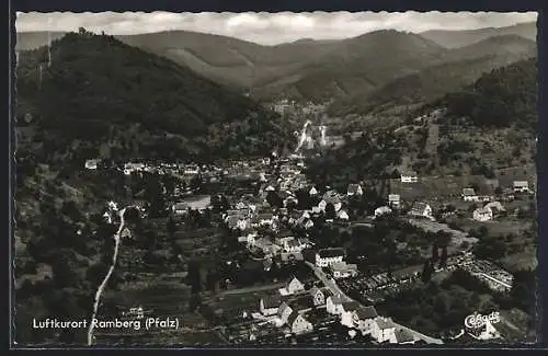 AK Ramberg /Pfalz, Gesamtansicht vom Flugzeug aus