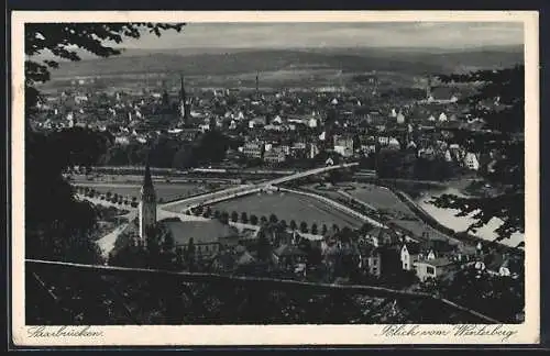 AK Saarbrücken, Blick vom Winterberg