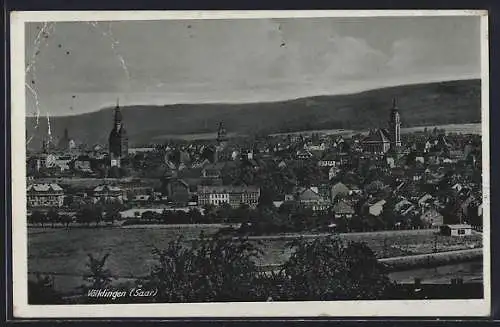 AK Völklingen /Saar, Gesamtansicht aus der Vogelschau