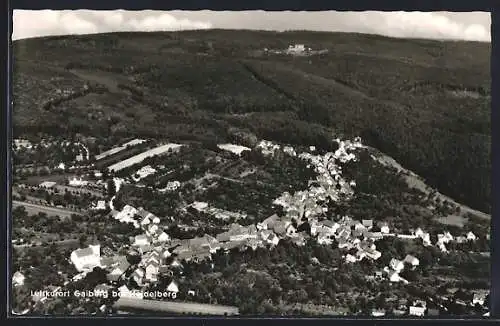 AK Gaiberg /Heidelberg, Gesamtansicht vom Flugzeug aus