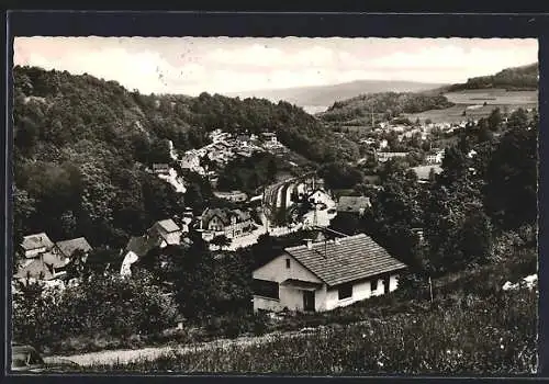 AK Waldmichelbach /Odenwald, Gesamtansicht aus der Vogelschau