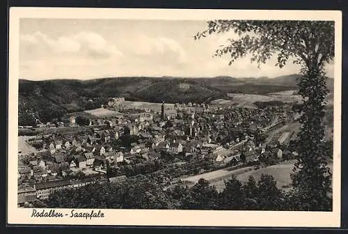 AK Rodalben /Saarpfalz, Teilansicht mit Kirche