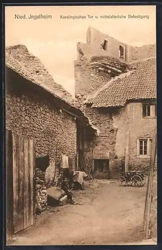 AK Niederingelheim, Karolingisches Tor und mittelalterliche Befestingung