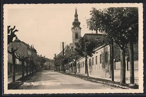 AK Wien-Mauer, Partie in der Hauptstrasse