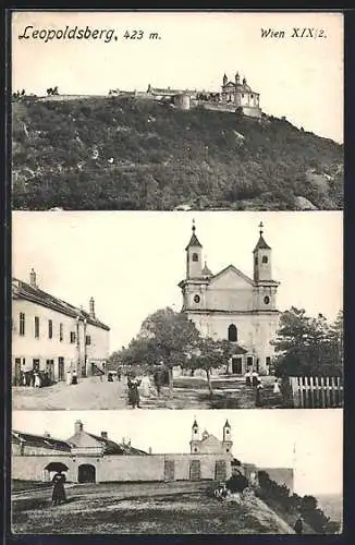 AK Wien, Kirche auf dem Leopoldsberg