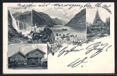 AK Odde, Panorama, Skäggedalsfos, Kariol