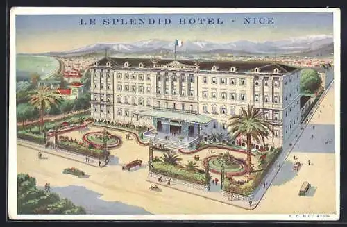 AK Nice, Hotel Splendid Palace, 50 Boulevard Victor-Hugo