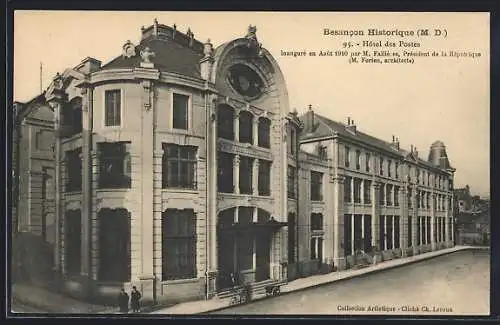 AK Besancon, l`hôtel des postes, vue d`ensemble