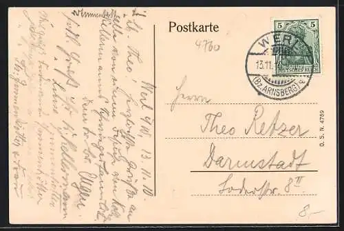 AK Werl, Kurgarten und Gradierwerke