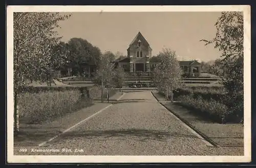 AK Rüti, Partie am Krematorium