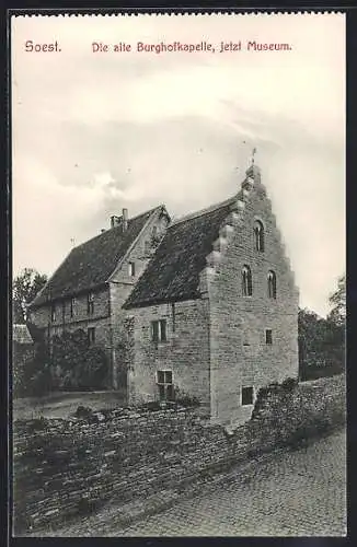 AK Soest, alte Burghofkapelle, jetzt Museum