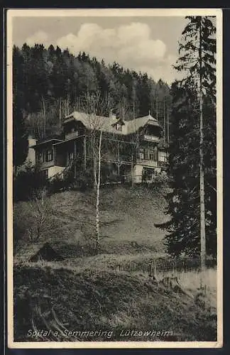 AK Semmering, Spital, Lützowheim