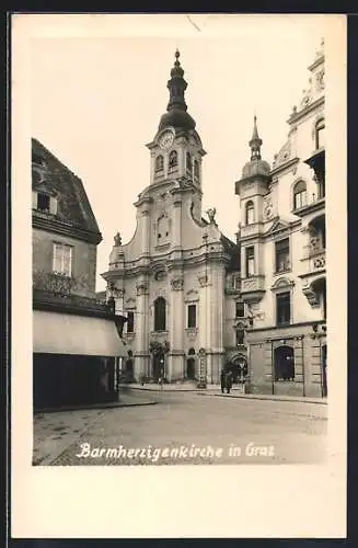 AK Graz, Blick auf die Barmherzigenkirche