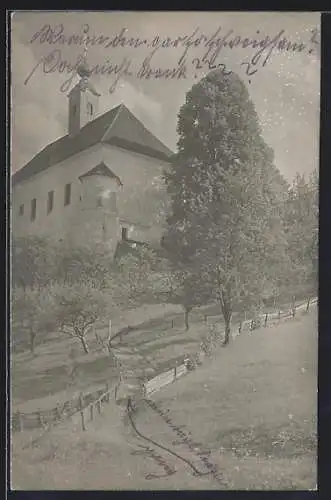 AK Donnersbach, Blick auf das Schloss