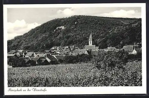 AK Königsbach an der Weinstrasse, Teilansicht