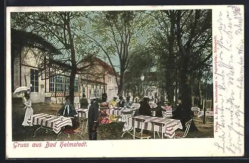 AK Bad Helmstedt, Café am Kurhaus