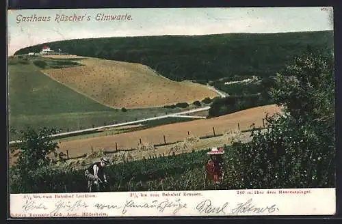 AK Erkerode, Gasthaus Rüscher`s Elmwarte