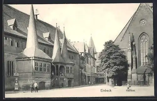 AK Einbeck, Rathaus am Hauptplatz