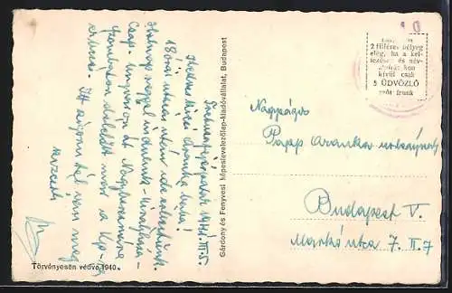 AK Csap, Röm. kath. templom, Palyaudvar, Ref. templom