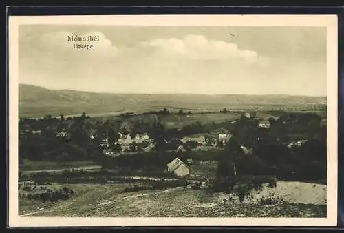 AK Monosbel, Iatkepe, Panorama mit Feldern