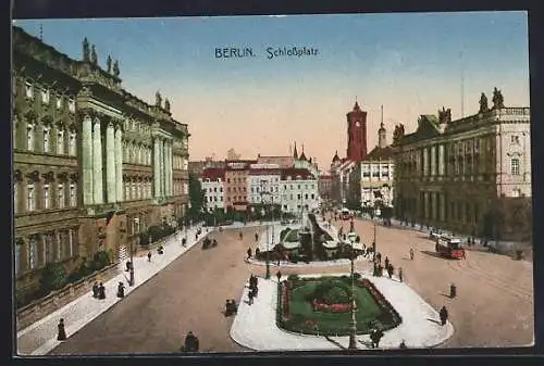 AK Berlin, Schlossplatz aus der Vogelschau