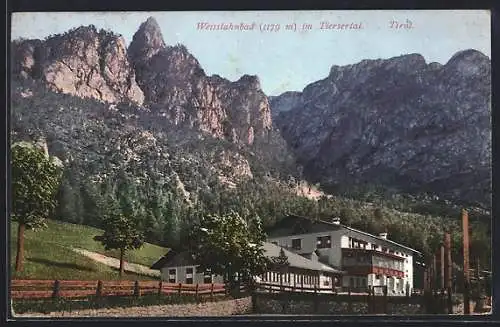 AK Tiers, Gasthaus Weisslahnbad im Tiersertal