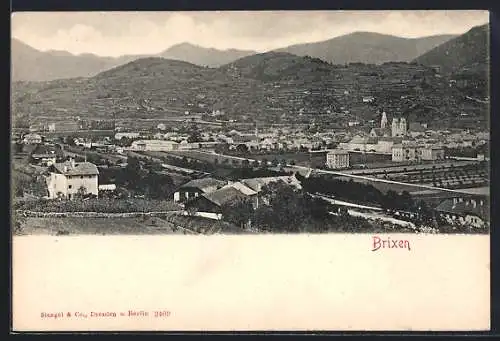 AK Brixen, Blick auf einen Teil der Stadt