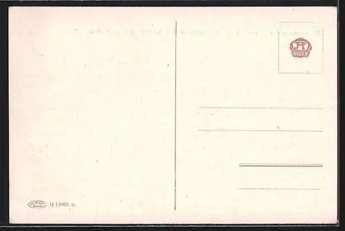 Künstler-AK Edward Harrison Compton: Rifugio Monte Pez, Dolomiten