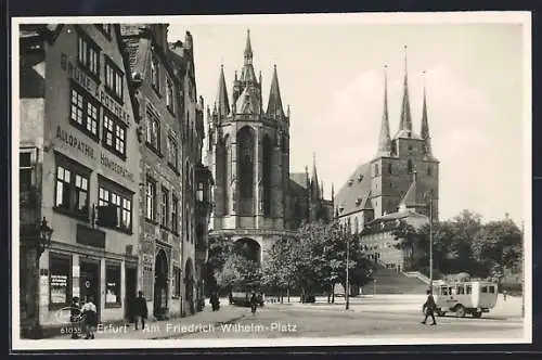 AK Erfurt, Grüne Apotheke am Friedrich-Wilhelm-Platz