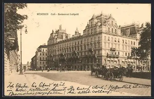 AK München-Au, Café-Restaurant Luitpold