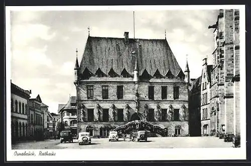 AK Osnabrück, Blick auf das Rathaus