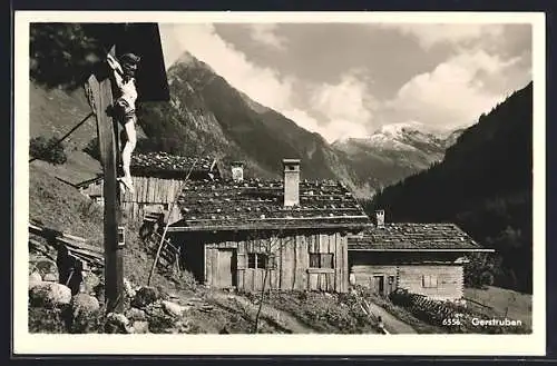 AK Oberstdorf, Gasthaus Gerstruben mit Höfats