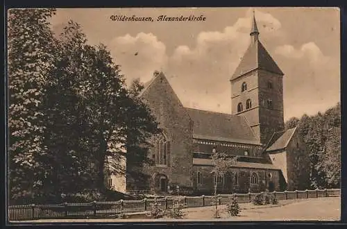 AK Wildeshausen, Blick auf die Alexanderkirche