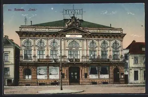 AK Bremen, Blick aufs Café und Theater Tivoli