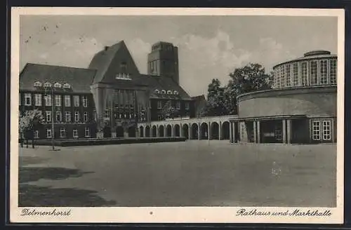 AK Delmenhorst, Rathaus und Markthalle