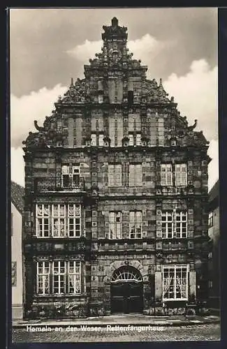 AK Hameln / Weser, Fassade Rattenfängerhaus