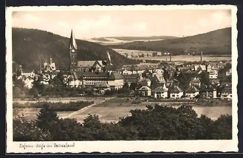 AK Neheim / Ruhr, Ortsansicht mit Kirche