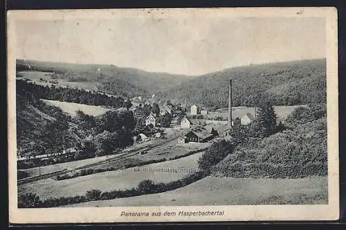 AK Haspe, Panorama aus dem Hasperbachertal