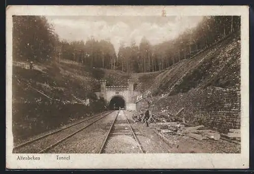 AK Altenbeken, Der Eisenbahntunnel