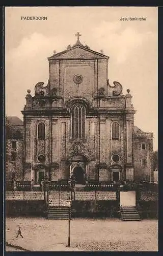 AK Paderborn, Eingang der Jesuitenkirche