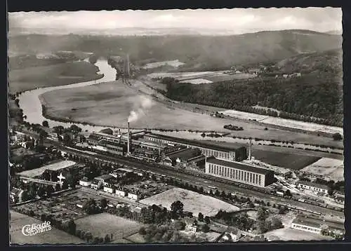 AK Wengern /Ruhr, Fliegeraufnahme des Stahlwerk Mark Wengern A.-G.