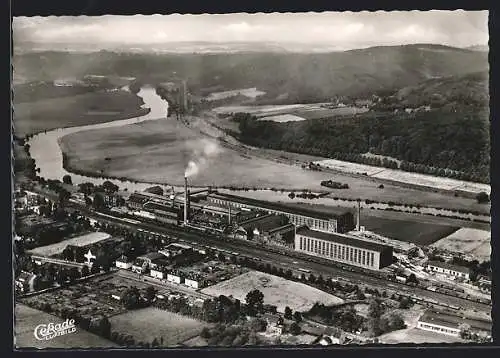 AK Wengern /Ruhr, Fliegeraufnahme des Stahlwerk Mark Wengern A.-G.