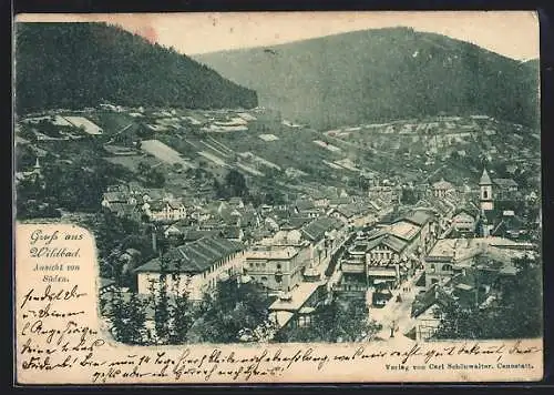 AK Wildbad / Württ., Ansicht von Süden