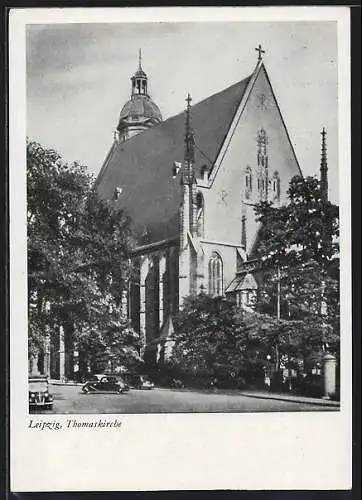 AK Leipzig, Partie an der Thomaskirche