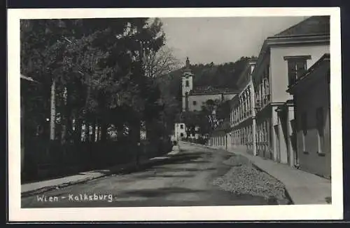 AK Wien, Kalksburg mit Blick auf Kirche