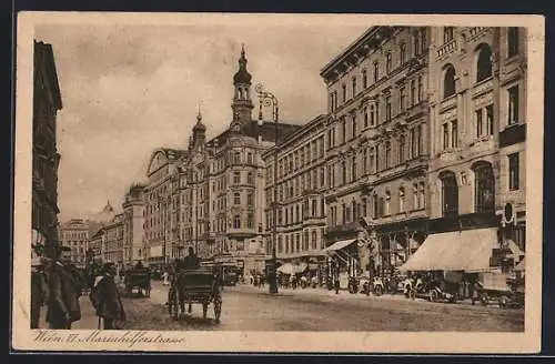 AK Wien, Blick in die Mariahilferstrasse