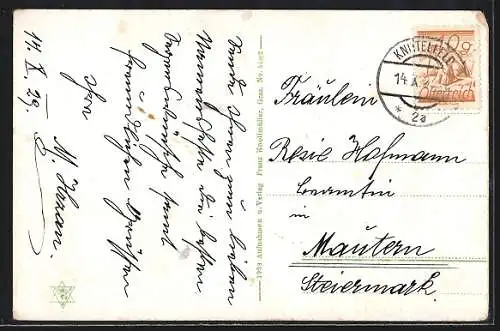 AK Knittelfeld, Krankenhaus, Realschule, Ortsansicht