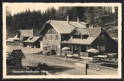 AK Katschberghöhe, Alpengasthof, Aussenansicht