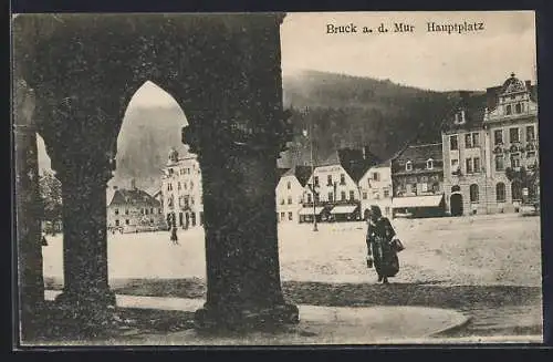 AK Bruck an der Mur, Gasthof Anton Prasser, Hauptplatz